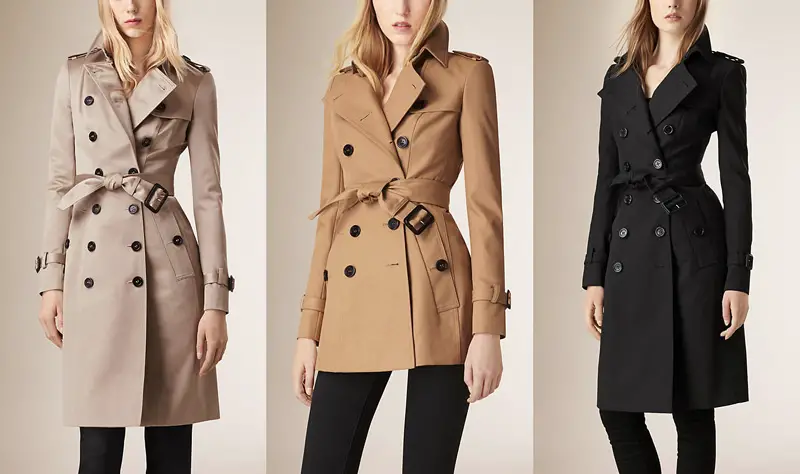 trench burberry donna autunno inverno 2016-2016